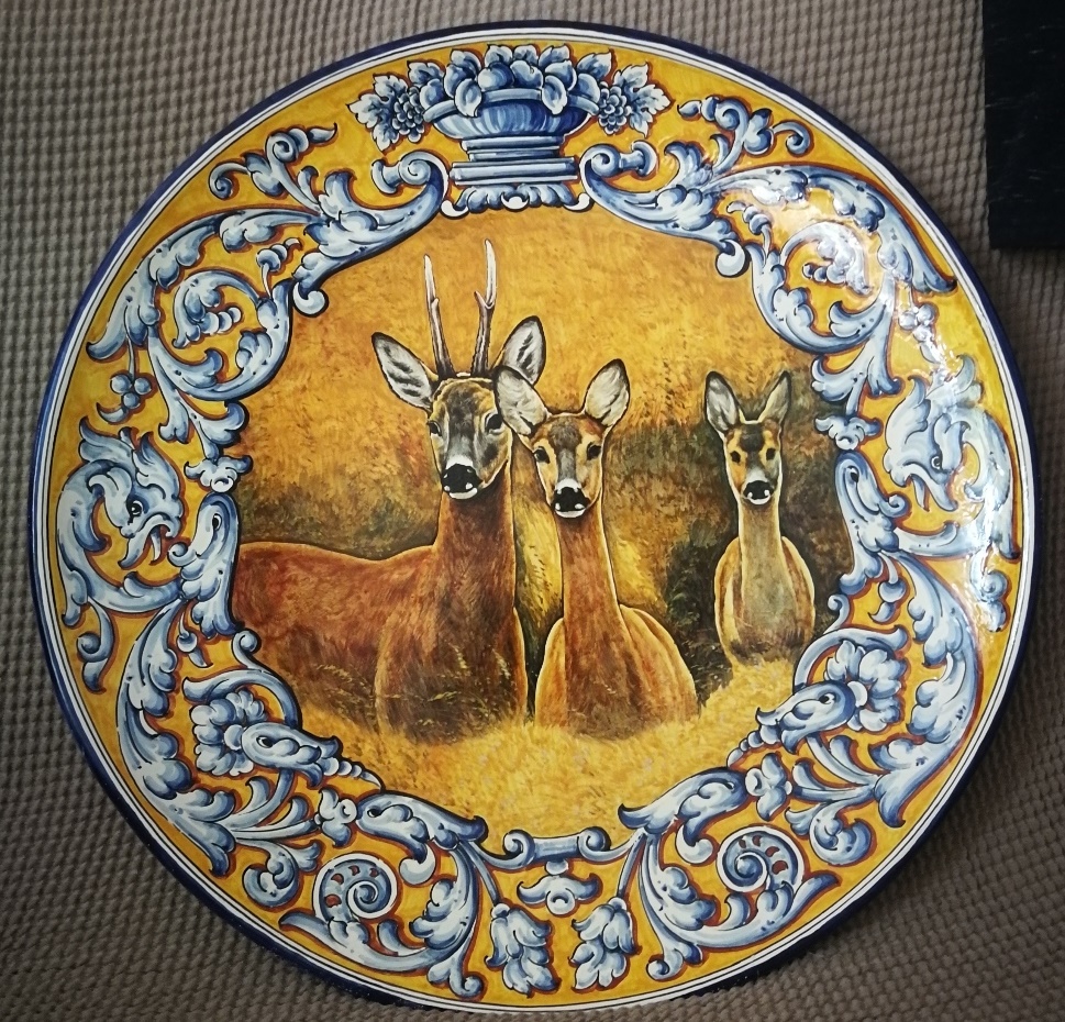 Paragüero de cerámica Talavera de la Reina